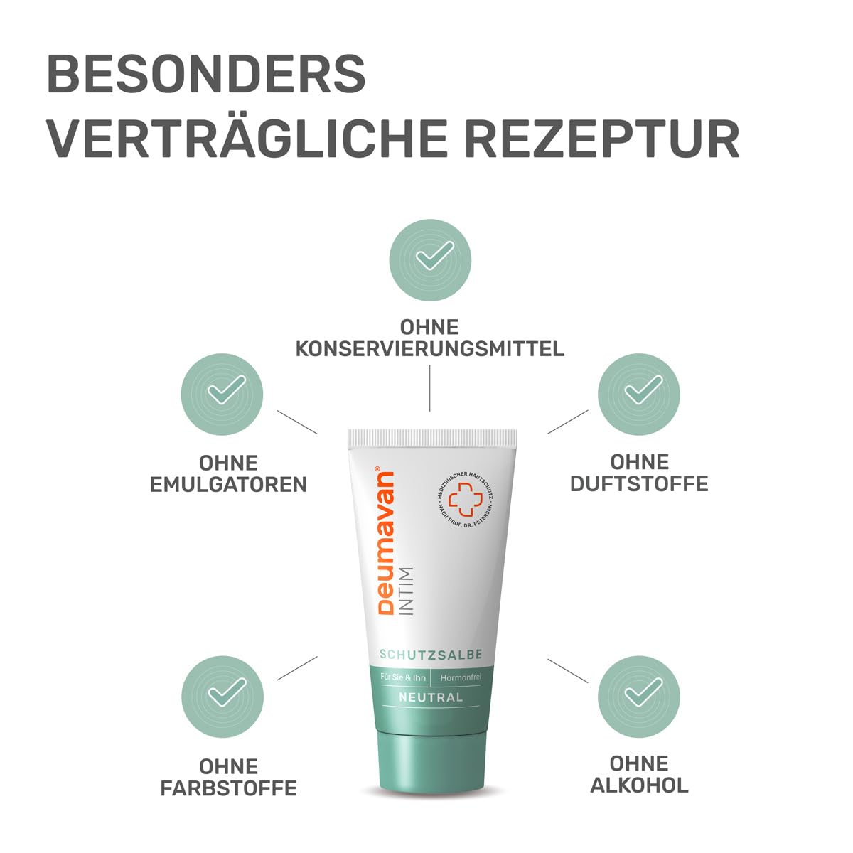 Penisvergrößerung & Pflege – Deumavan Intimate Protective Ointment I Neutral I 2 x 125 ml Economy Set I Plus PharmaPerle giveaway – Bild 4