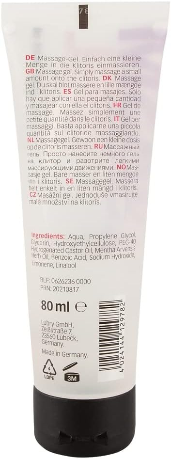Penisvergrößerung & Pflege – Just Play Orgasm Gel Sensual Clitoral Massage Gel for Him and Her, Skin-friendly, Intimate Area, Massage on the Clitoris, 80 ml – Bild 3