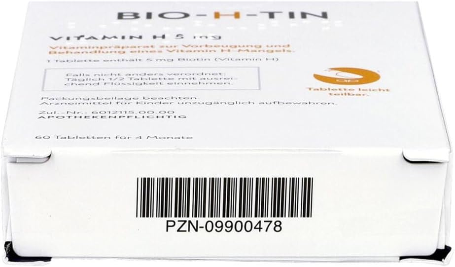 Potenzmittel & Standfestigkeit – BIO-H-TIN Vitamin H 5 mg for 4 Months Tablets Pack of 60 – Bild 6