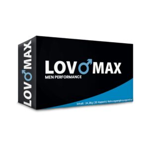 Potenzmittel & Standfestigkeit – Lovomax Mann Power Pills for Men - More Lust, More Fun in Bed - No Sex Toy - Original, Natural and High Dose