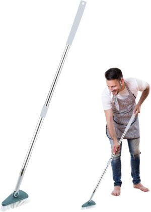 Potenzmittel & Standfestigkeit – Bath Brush Washer Long Handle Strong Brush Cleaner, Cleaning Tools for Bathroom with Comfortable Non-Slip Handle Heavy Scouring Brush for Wall Toilet Corner Trays Shower Tray