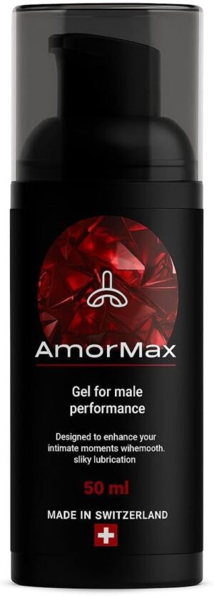 Penisvergrößerung & Pflege – AmorMax Gel (50ml) - Intimate Wellbeing & Vitality Booster. Specially Designed Gel to Increase Intimate Vitality and Natural Energy
