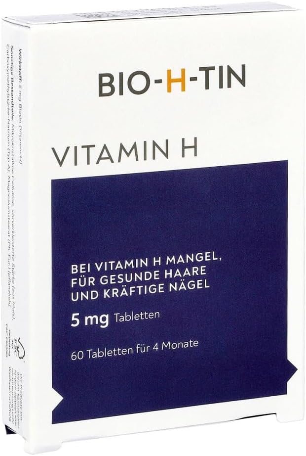 Potenzmittel & Standfestigkeit – BIO-H-TIN Vitamin H 5 mg for 4 Months Tablets Pack of 60