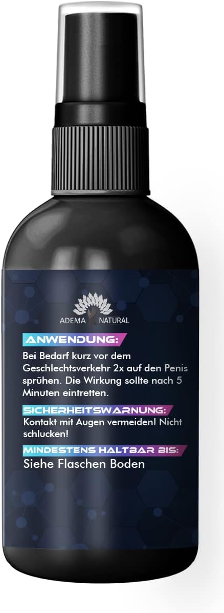 Penisvergrößerung & Pflege – Delay Control Spray for Men - Delay Spray for Active Men - Extra Strong - Instant Effect for Men - Lasts Longer - Delay Ejaculation - High Dose - 50 ml – Bild 2