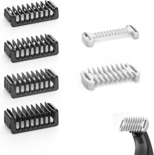 Penisvergrößerung & Pflege – Attachments Intimate Skin Protection 3 mm Body Comb with 1/2/3/5 mm Protective Comb Set for O Blade QP2724 QP2834 QP2520 QP2530 QP2620 360 Pro, Electric Shaver Attachments Oblade Accessories, Pack of