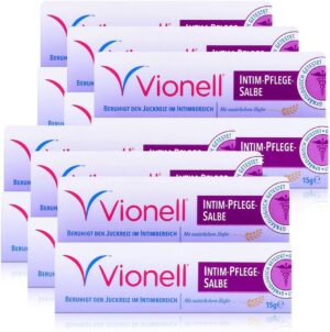 Penisvergrößerung & Pflege – Vionell Intim – Care Ointment – Intimate hygiene "Frau (Pack of 6)