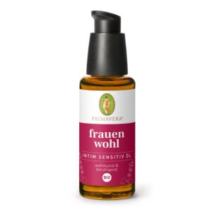 Penisvergrößerung & Pflege – PRIMAVERA Frauenwohl Intimate Sensitive Oil Organic 30 ml - Intensive Care - Aromatherapy - Gentle Intimate Care for Every Day - Vegan