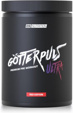 Ausdauer & Energie – OS NUTRITION Götterpuls Ultra Pre Workout Booster, Powder (480 g, Red Edition)