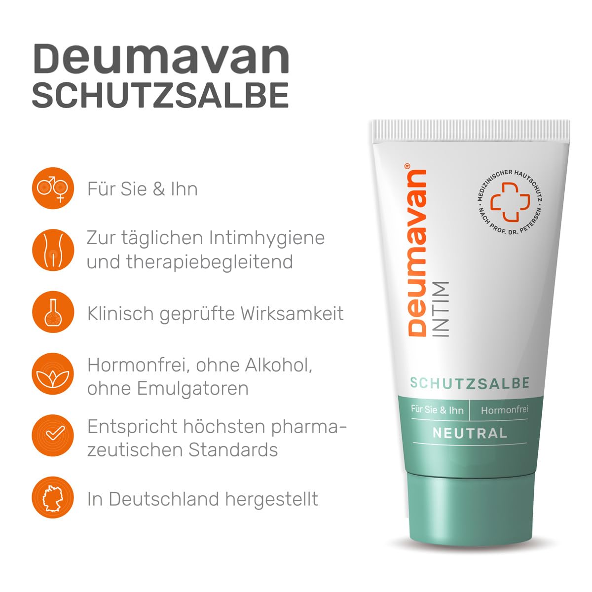 Penisvergrößerung & Pflege – Deumavan Intimate Protective Ointment I Neutral I 2 x 125 ml Economy Set I Plus PharmaPerle giveaway – Bild 3