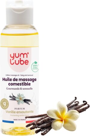 Penisvergrößerung & Pflege – Yum'Lube Sex & erotic massage oil for massage and intimate body oil with vanilla massage oil intimate suitable as sex oil massage oil for intimate area and massage oil sex intimate area