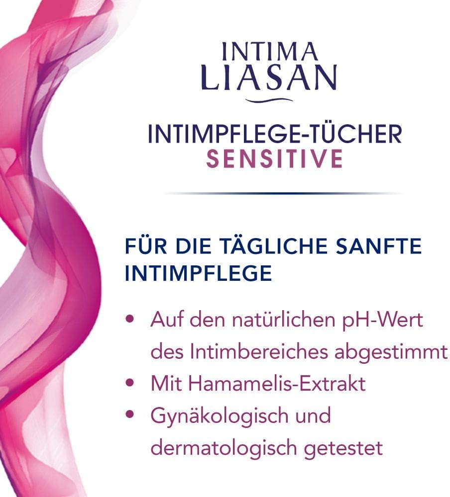Penisvergrößerung & Pflege – Sagrotan Intima Liasan Sensitive Intimate Wipes 3038787 30 – Bild 3