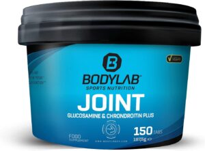Potenzmittel & Standfestigkeit – Bodylab24 Joint Glucosamine & Chondroitin Plus 150 Tablets, Enriched with MSM, Vitamins, Minerals & Black Pepper Extract, Vegan, for Strength Athletes and Intensive Training Athletes