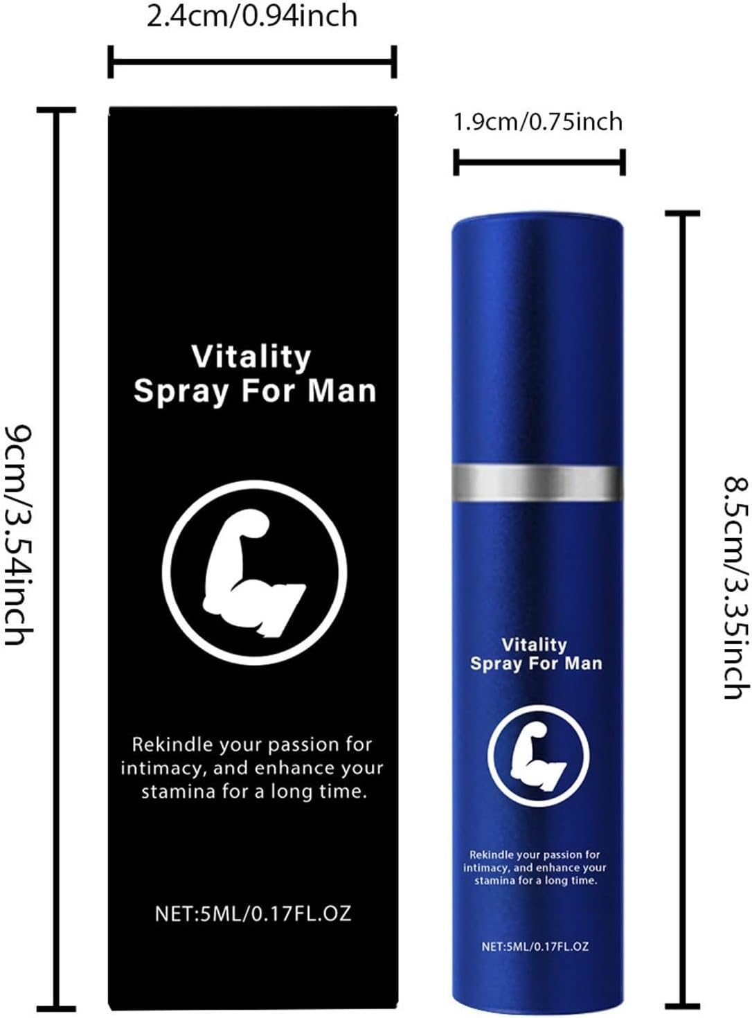 Penisvergrößerung & Pflege – ÉnergieAlpha Men's Spray, Medivita Revitalising Spray, Erectboost Spray for Man, Gives Male Charm with Fast-Acting Results (1) – Bild 6