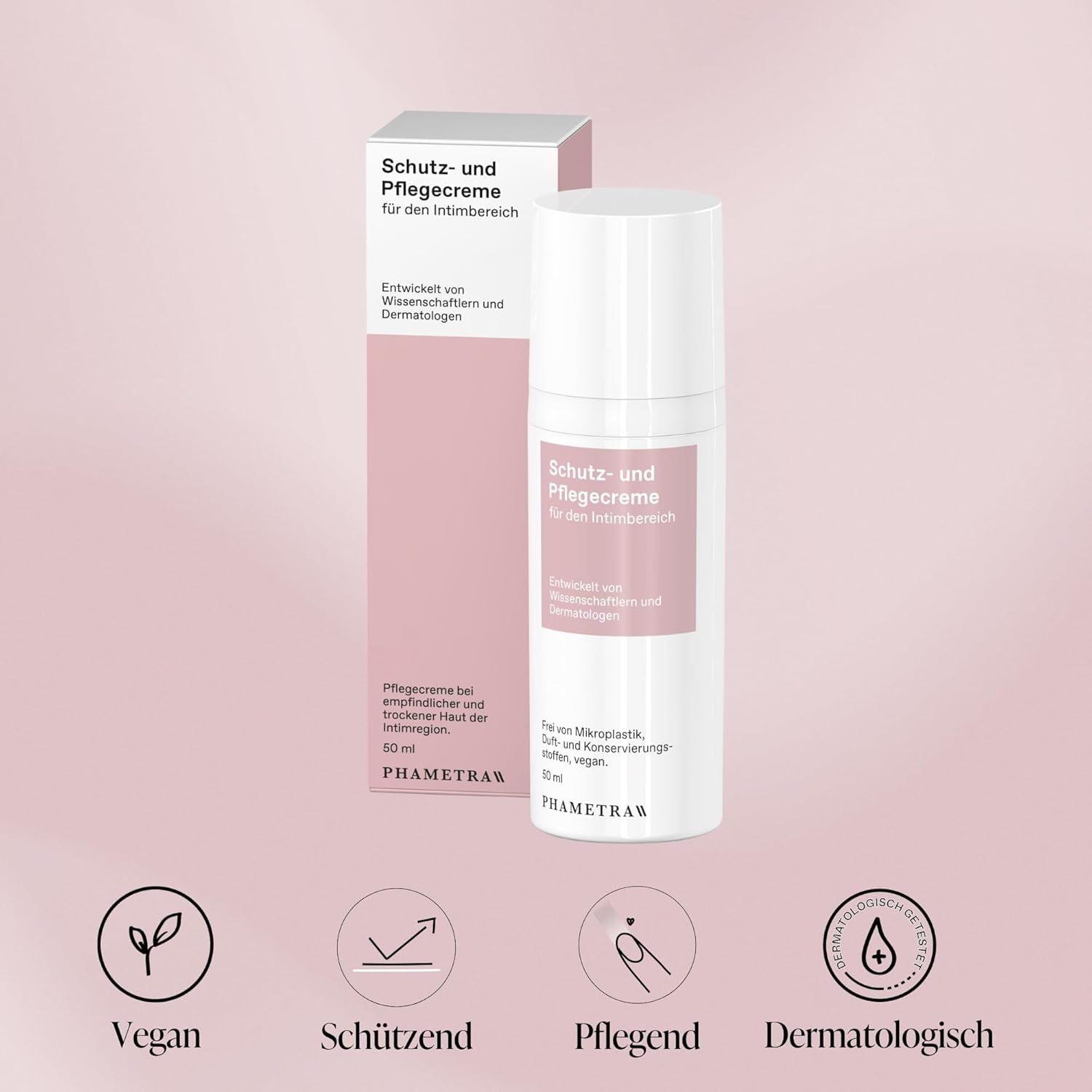 Penisvergrößerung & Pflege – Protective and Care Cream for the External Intimate Area, 50 ml in Airless Dispenser, Medical Intimate Care for Dry, Irritated or Reddened Skin, Dermatologically Tested – Bild 5