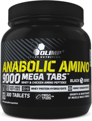 Ausdauer & Energie – Olimp Anabolic Amino 9000 Mega Tabs, 300 Tablets