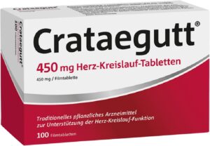 Potenzmittel & Standfestigkeit – Crataegutt 450 mg Cardiovascular Tablets | 100 Tablets | Herbal Medicine to Support Cardiovascular Function | High Dose Hawthorn | Strengthening for Heart and Circulation
