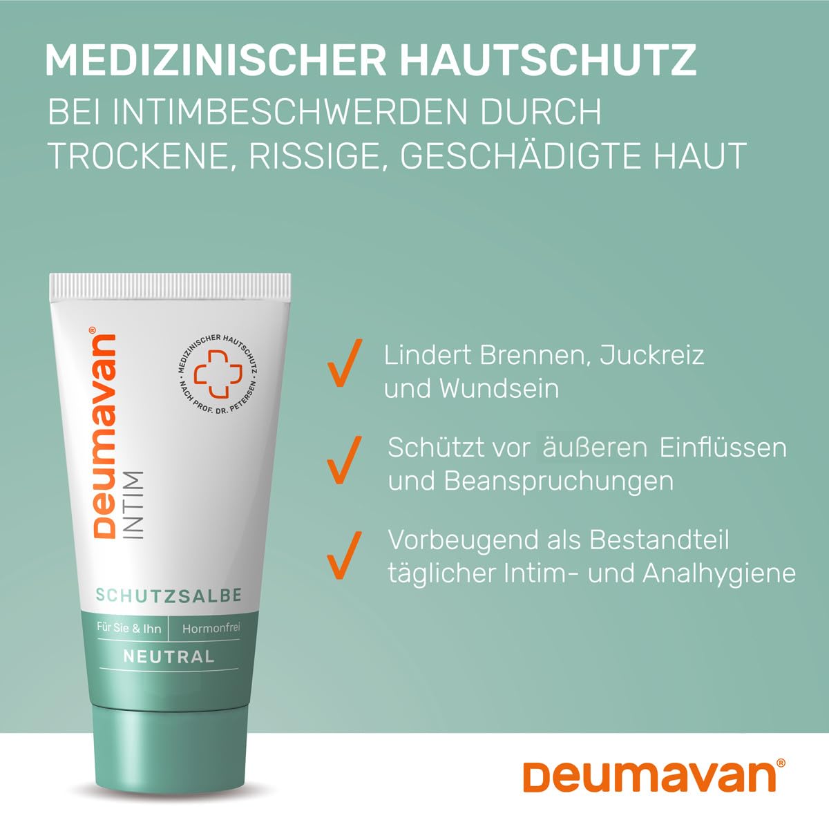 Penisvergrößerung & Pflege – Deumavan Intimate Protective Ointment I Neutral I 2 x 125 ml Economy Set I Plus PharmaPerle giveaway – Bild 5