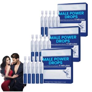 Potenzmittel & Standfestigkeit – Potency Drops for Strong Men, Delay Drops for Long Endurance, Liquid Drops for Men, Fast Acting Results, Instant Support of Energy and Endurance (3 Box)