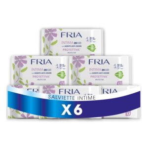 Penisvergrößerung & Pflege – Fria Intimate Wipes for Intimate Odour Intimate, Gynecologically Tested, Throw Fabric Into the Toilet, Dermatologically Tested, Value Pack of 120 Wipes