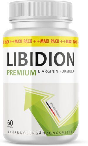 Penisvergrößerung & Pflege – Libidion Premium Kapseln | bewährte Zutatenkombination | für intime Momente | 60 Kapseln