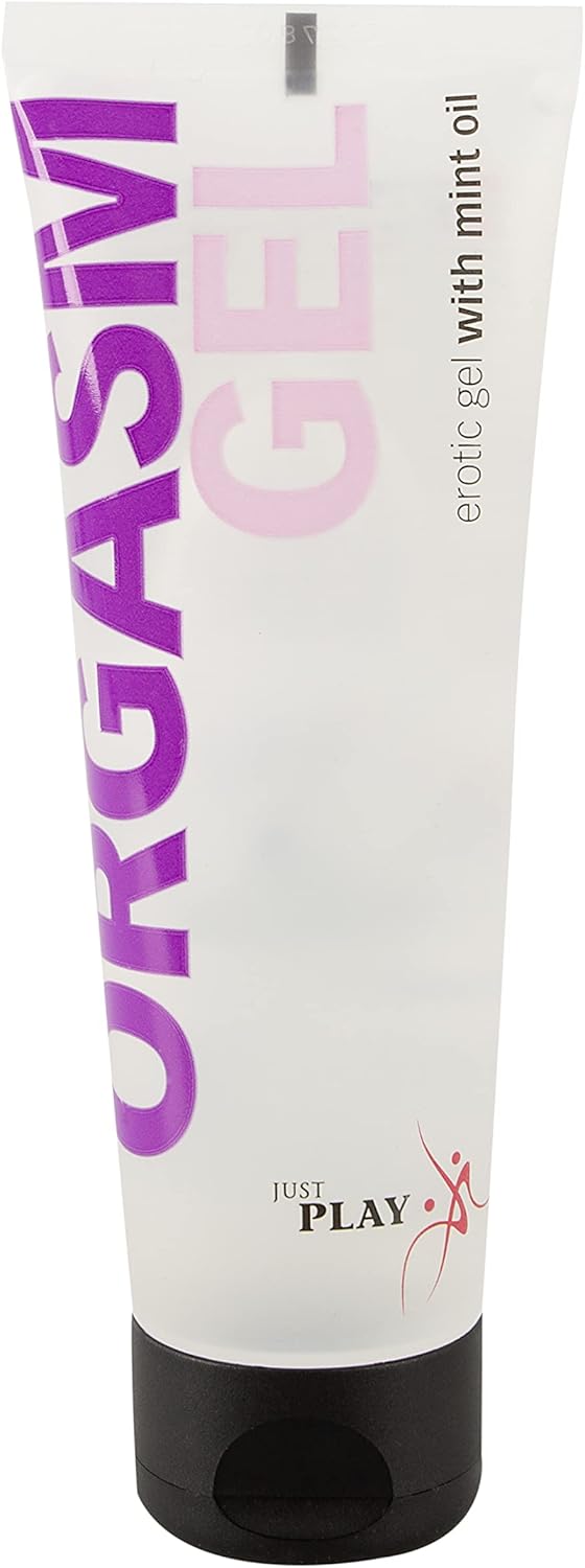 Penisvergrößerung & Pflege – Just Play Orgasm Gel Sensual Clitoral Massage Gel for Him and Her, Skin-friendly, Intimate Area, Massage on the Clitoris, 80 ml