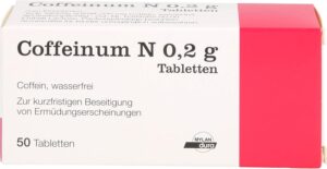 Potenzmittel & Standfestigkeit – Coffeinum N 0.2 g Pack of 50 Tablets