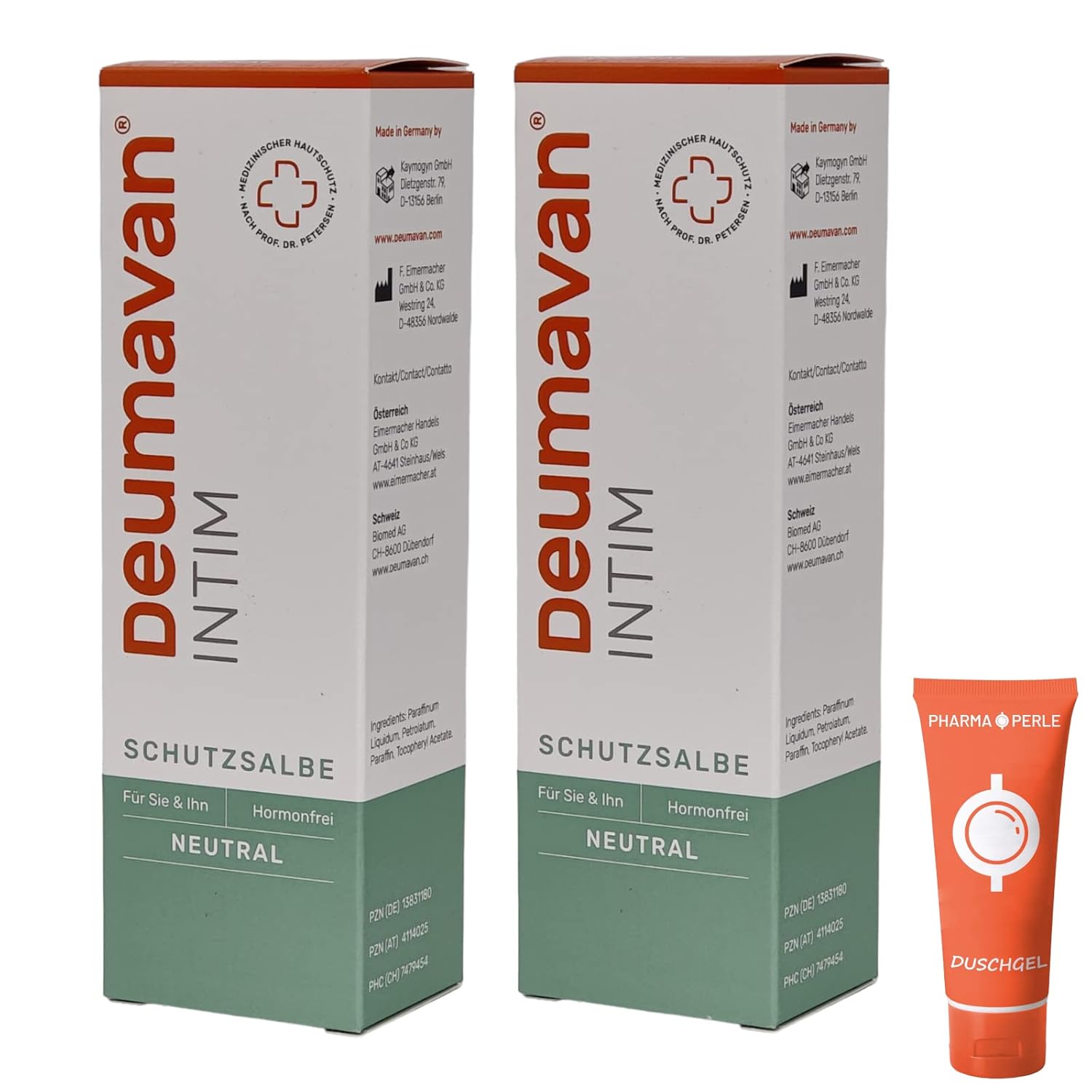 Penisvergrößerung & Pflege – Deumavan Intimate Protective Ointment I Neutral I 2 x 125 ml Economy Set I Plus PharmaPerle giveaway