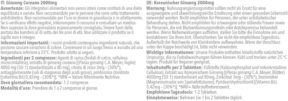 Potenzmittel & Standfestigkeit – SimplySupplements Korean Ginseng 2000 mg - 120 Tablets - Suitable for Vegans - Supply for up to 4 Months – Bild 8