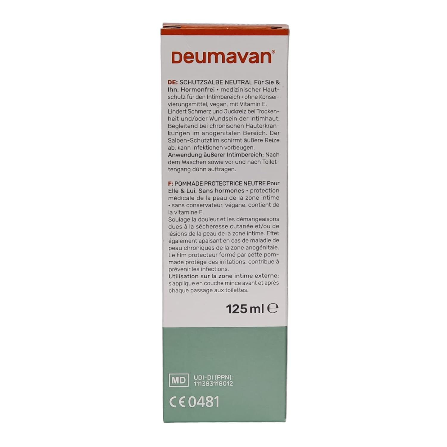 Penisvergrößerung & Pflege – Deumavan Intimate Protective Ointment I Neutral I 2 x 125 ml Economy Set I Plus PharmaPerle giveaway – Bild 7