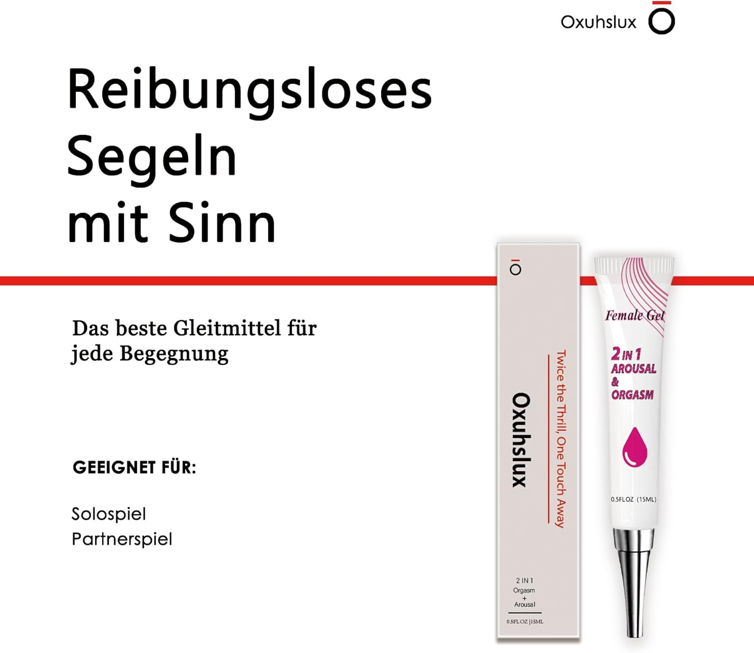 Penisvergrößerung & Pflege – Female Arousal Gel - Fast Acting Organic Stimulation Gel, Increases Intimate Desire and Sensitivity, Provides Long Lasting Tingling Pleasure for Women and Couples – Bild 4