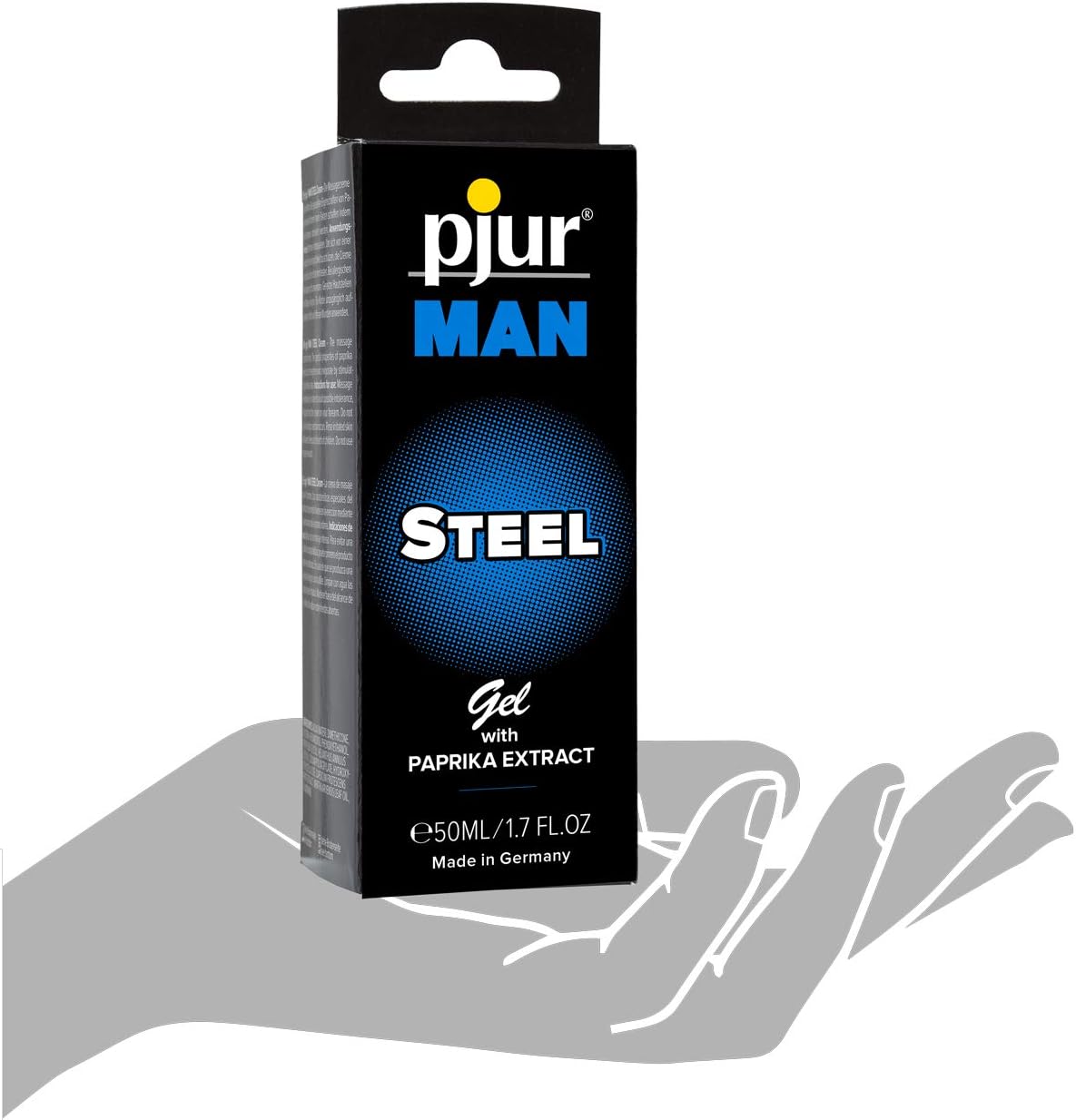 Penisvergrößerung & Pflege – Pjur 50 ml Man Steel Gel Tube – Bild 7