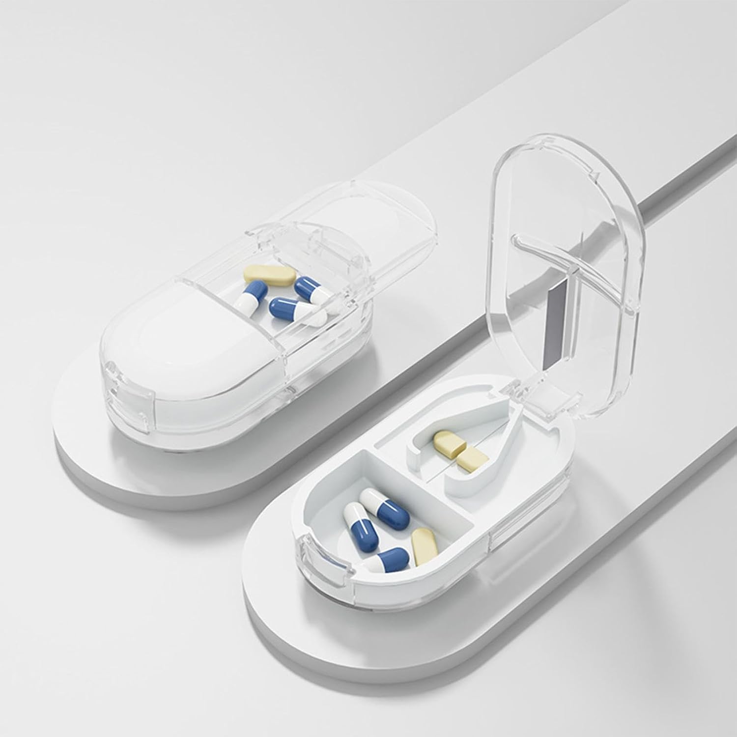 Potenzmittel & Standfestigkeit – Medikamentenschneider für Pillen, Tablettenschneider, Pillenschneider, Tablettenschneider, kompakt, multifunktional, für 4 bis 10 Tabletten – Bild 9