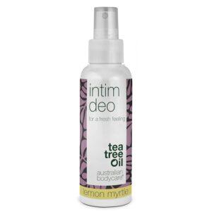 Penisvergrößerung & Pflege – Intimate Deodorant Odour Block | Tea Tree Oil + Lemon Myrtle | 100% Vegan Intimate Deodorant Against Unpleasant Odour and Irritation in the Intimate Area, 100 ml