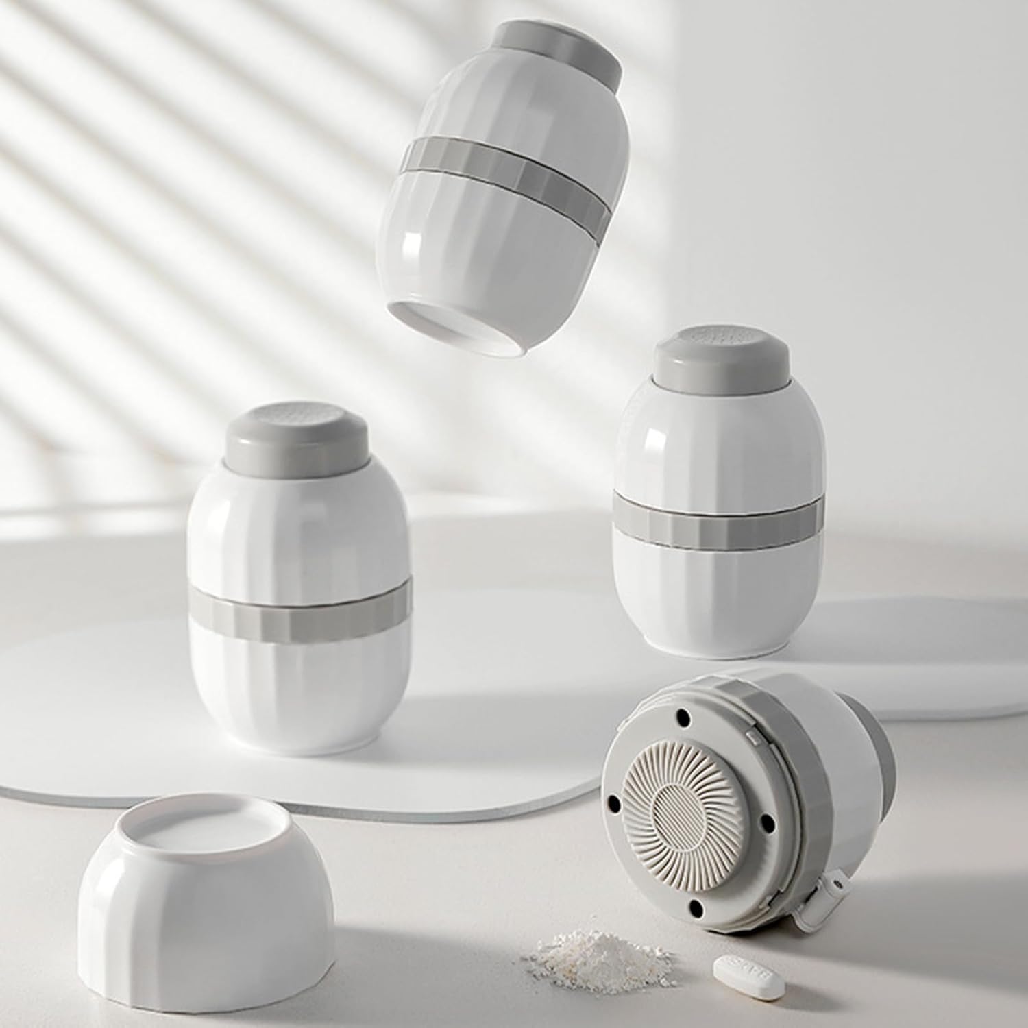 Potenzmittel & Standfestigkeit – Kleiner Tablettenschneider, tragbarer kleiner Tabletten-Trenner, sicherer Schneider für halbe oder viertel mit Verriegelung, für Zuhause, ältere Menschen, Kinder und tägliche Aktivitäten – Bild 7