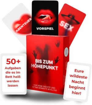 Penisvergrößerung & Pflege – YOUR LOVE CHALLENGE Up to the Climax - 100 Erotic Sex Playing Cards Valentine's Day Exciting Sex Game for Couples, Perfect for Intimate Moments and Hot Fun in Bed