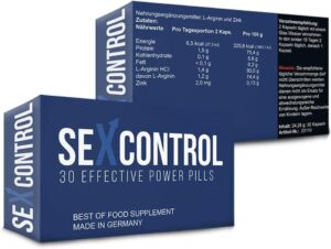 Ausdauer & Energie – Sex Control Pills – Endurance Capsule – Natural and Effective Pill for Longer Fun for Two in Bed Pleasure Erotic