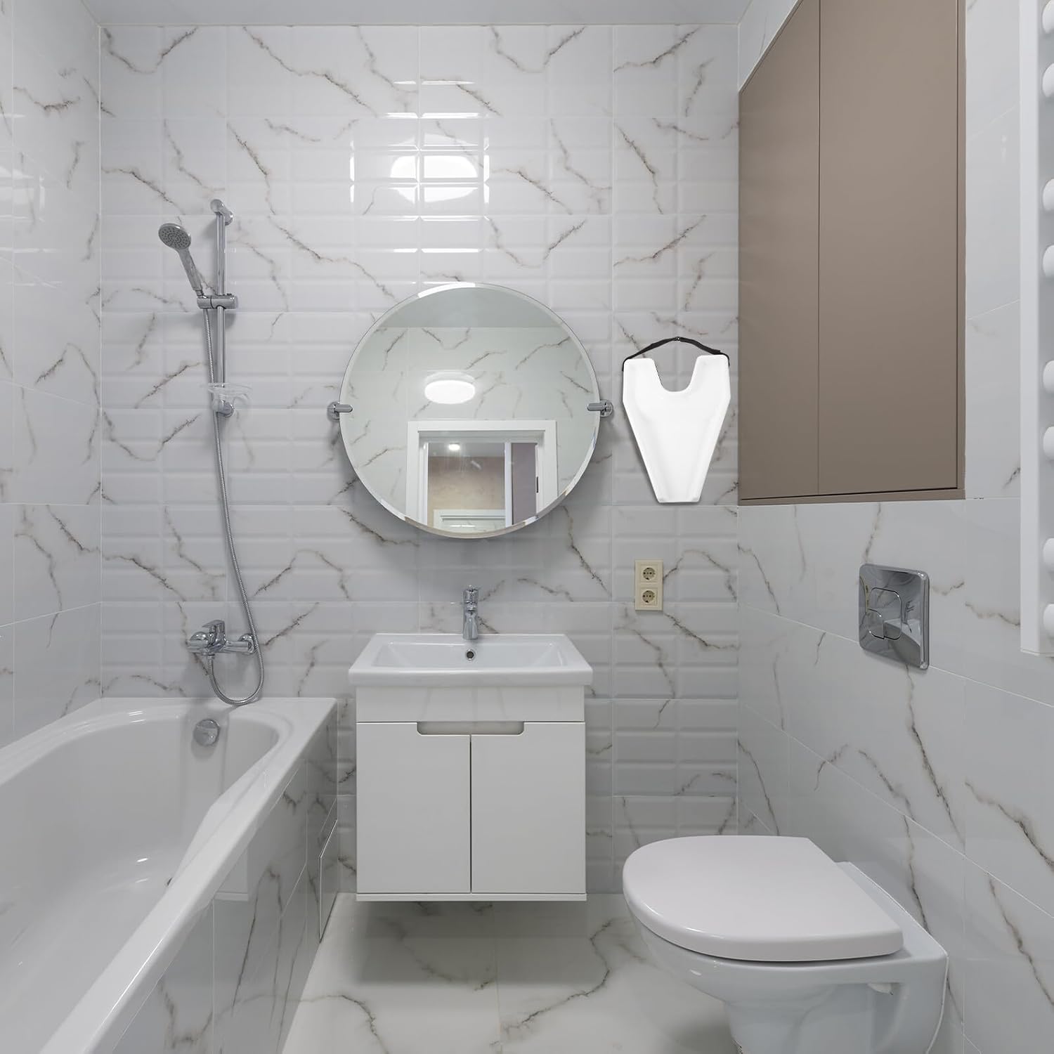 Potenzmittel & Standfestigkeit – Yardwe Tragbares Haarwaschbecken Kunststoff Shampoo spülbecken mit Ergonomischer Nackenstütze Leichtes Stabiles Haarwasch tablett für Bettlägerige Patienten und Mobilitätseingeschränkte – Bild 4
