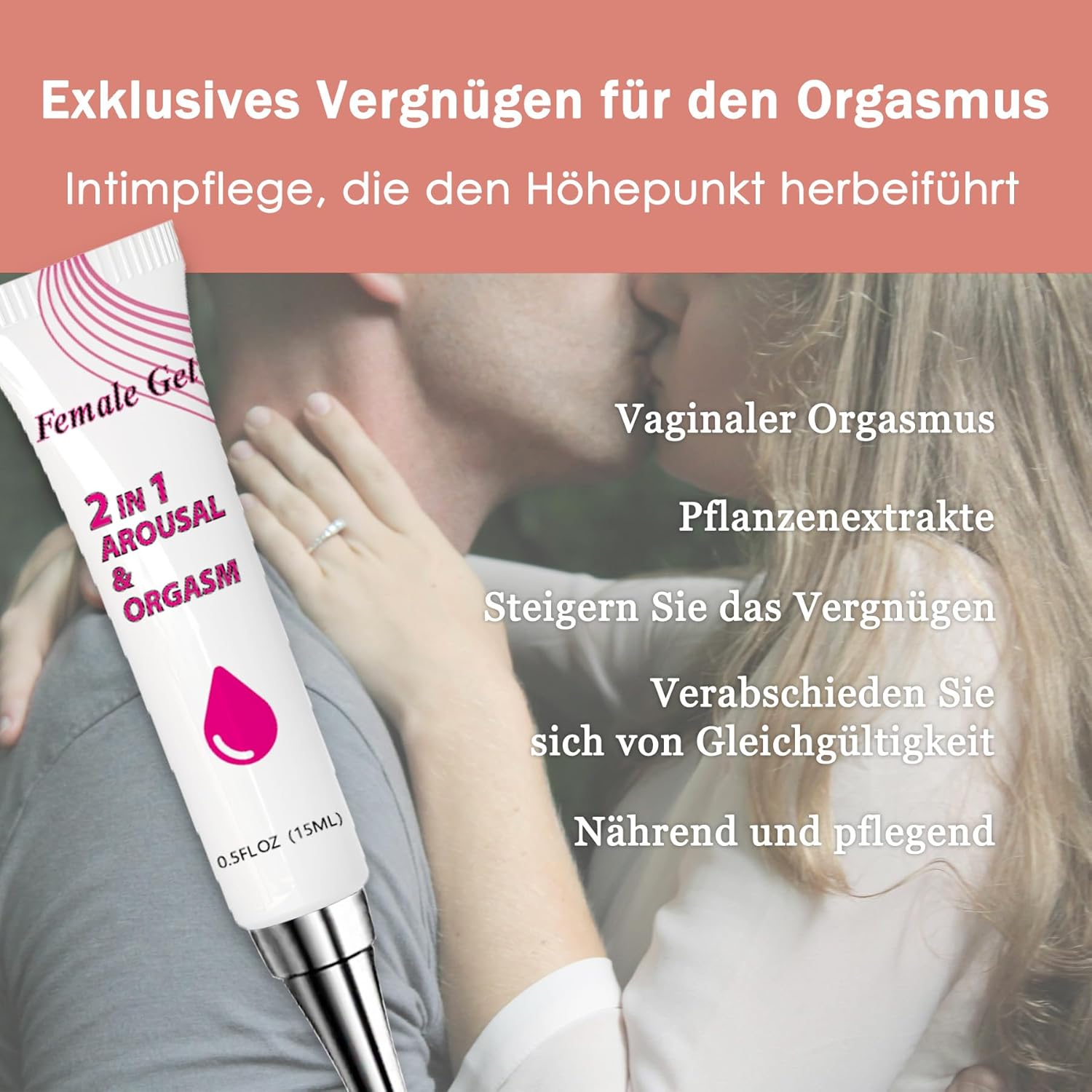 Penisvergrößerung & Pflege – Intimate Gel for Women - Fast-acting, Warming Formula that Increases Sensitivity, Relieves Desire, Relieves Discomfort and Deepens Intimacy for Women and Couples (15ml) – Bild 5