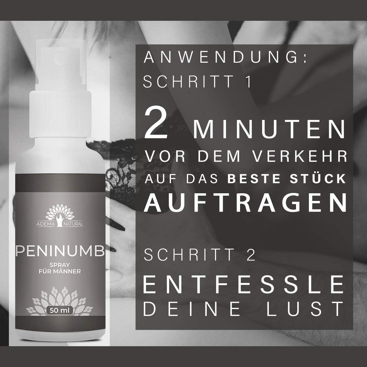Potenzmittel & Standfestigkeit – PENINUMB Delay Spray for Men - Help with Delay Spray Against Premature Ejaculation, Last Longer & Have More Fun, 50 ml Content – Bild 5
