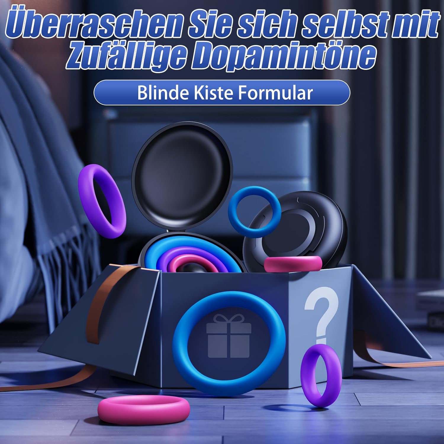 Potenzmittel & Standfestigkeit – Rings Reusable Silicone Candy Colours 3 Different Sizes Pump Sex Toy for Couples Ring Sex Toy Cock Ring Sleeve Sex Toy for Men Sleeve – Bild 6
