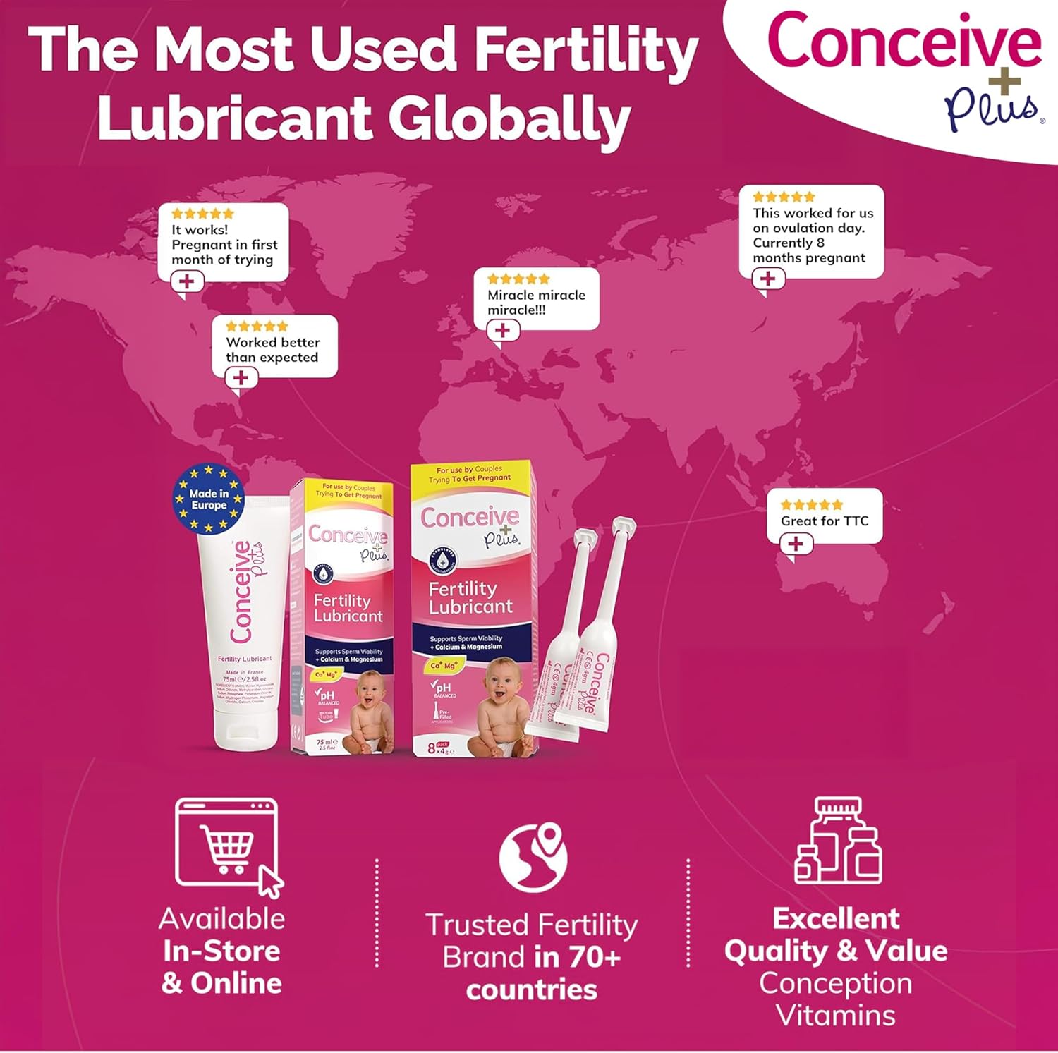Penisvergrößerung & Pflege – SASMAR® Conceive Plus Fertility Lubricant 75 ml for Children – Bild 8