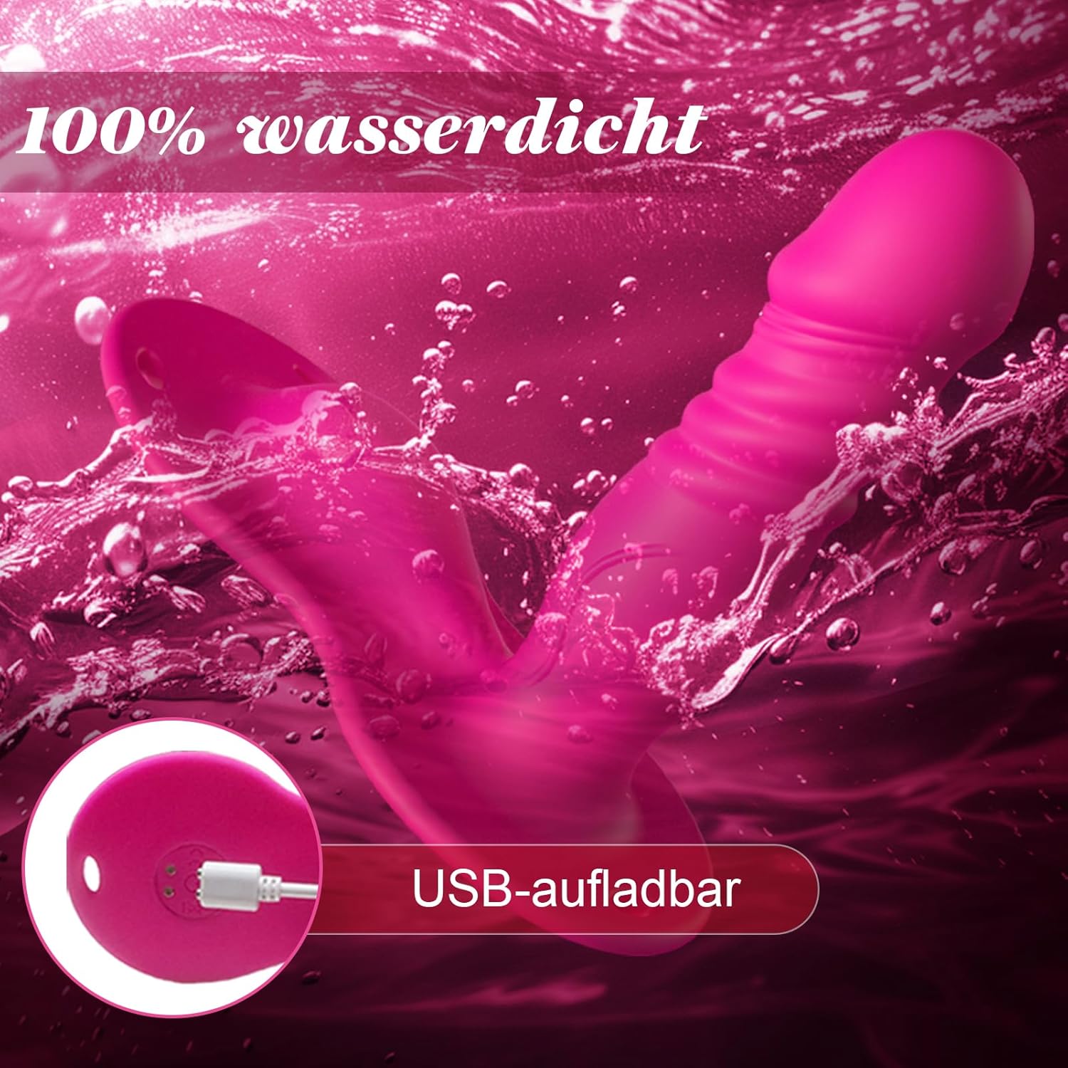 Penisvergrößerung & Pflege – Riding Dildo Vibration for Women with Shock Function Friction Function, Sex Toy for Women Couples, Strap On G Spot Dildo Vibrator with App Remote Control, BDSM Strap-On Dildo Sex Machine – Bild 6