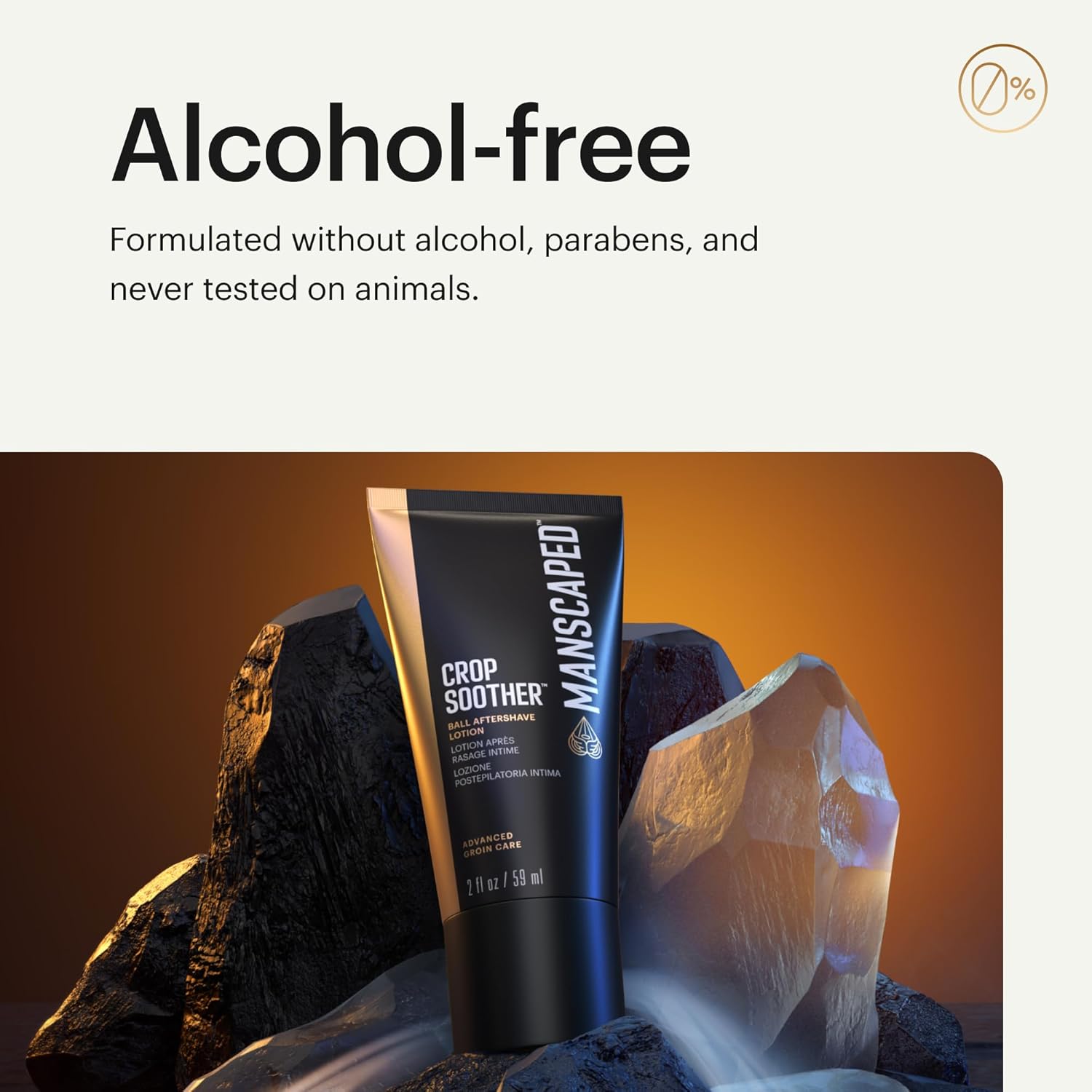 Penisvergrößerung & Pflege – MANSCAPED® Crop Soother™: Intimate Aftershave Lotion, With Aloe Vera, Oatmeal, Shea Butter, Cocoa Butter and Thistle Oil, Counteracts Shave-Related Irritation, For Sensitive Skin – Bild 6