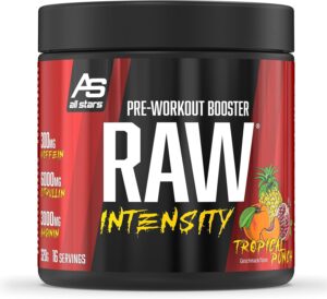 Ausdauer & Energie – All Stars Intensity 3.17 Raw, 1 Pack Tropical Punch 400g