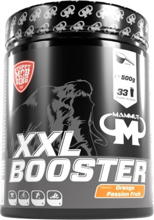 Ausdauer & Energie – Mammut XXL Booster, Multikomplexbooster Creatine, Taurine, Zinc, Chrome, Vitamins, 1 Pack (1 x 500 g)