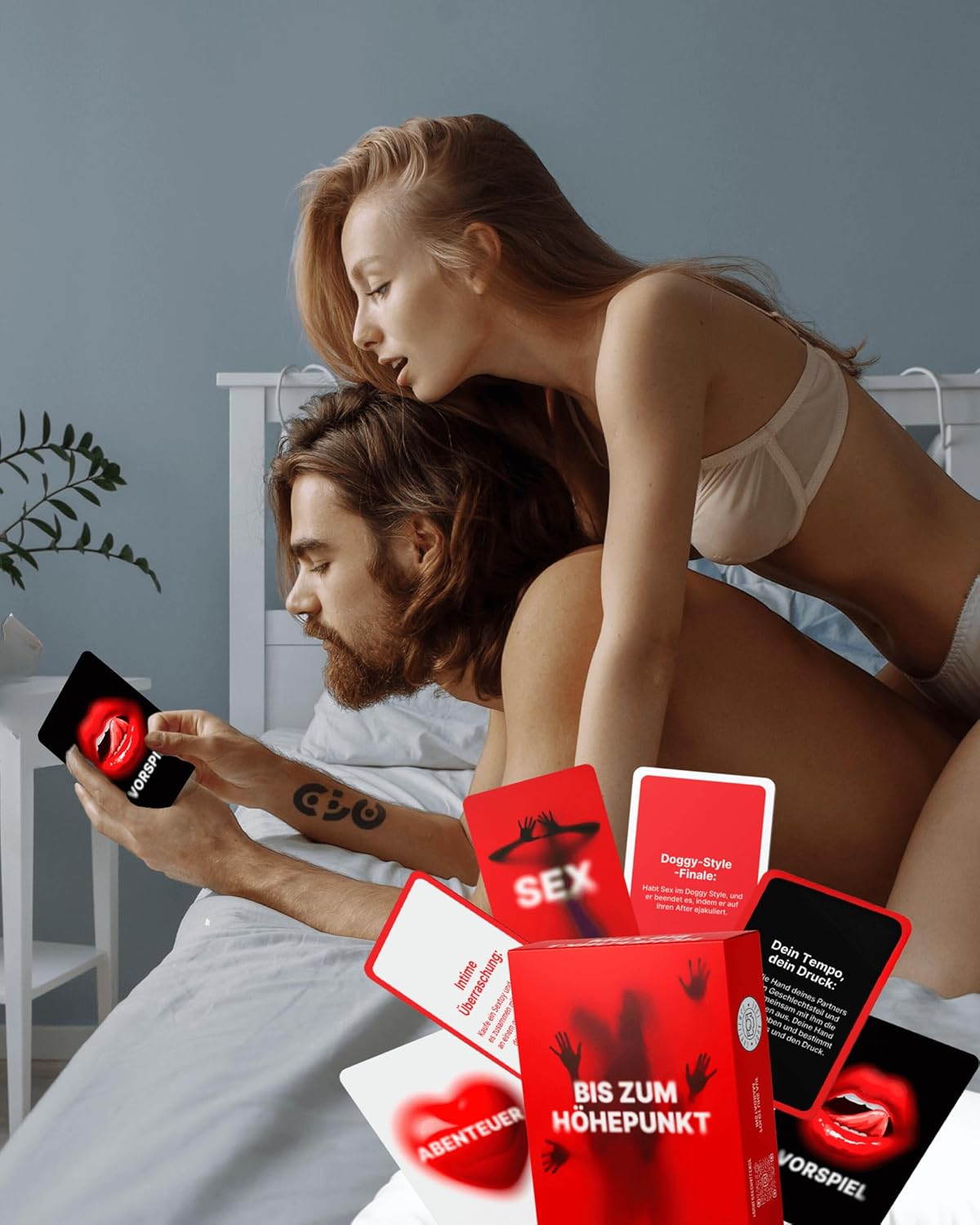 Penisvergrößerung & Pflege – YOUR LOVE CHALLENGE Up to the Climax - 100 Erotic Sex Playing Cards Valentine's Day Exciting Sex Game for Couples, Perfect for Intimate Moments and Hot Fun in Bed – Bild 9