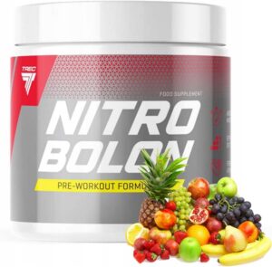 Ausdauer & Energie – Trec Nutrition Nitrobolon 1 Pack x 300 g - Pre Workout Formula - Creatine - Taurine - Arginine - Glutamine - Citrulline - Supplement with Amino Acids (Tropical)