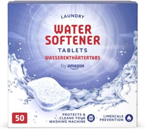 Potenzmittel & Standfestigkeit – by Amazon Washing Machine Water Softener 50 Tablets