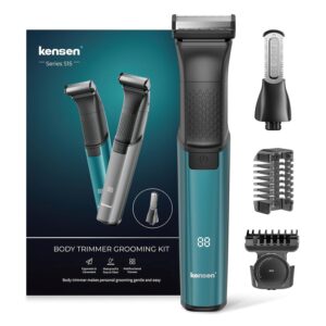 Penisvergrößerung & Pflege – kensen Men's Intimate Shaver, Men's Intimate Area, 2-in-1 Body Shaver, Men's Wet & Dry Use, Intimate Razor, Men's Type C Body Groomer, Men's Attachment Combs, Chest Armpit Strip