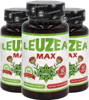 Ausdauer & Energie – Leuzea Carthamoides Ecydsterone Ecysterone Tablets x 200 mg Natural Herbal Extract, Strength, Endurance, Muscle Fuel Anabolic Lean Mass & Mass & Strength Gain, Muscle Growth Activator (180)